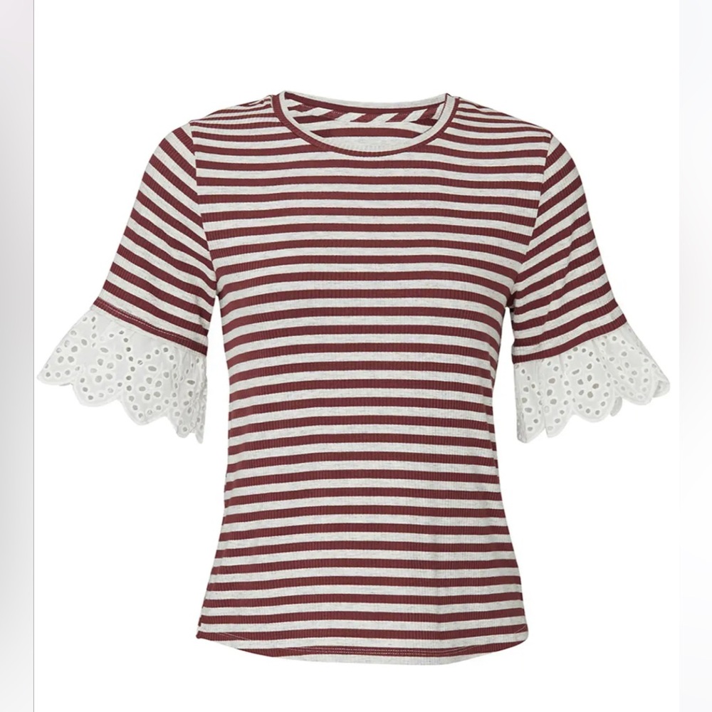 striped tee from B Collection by Bobeau - size small